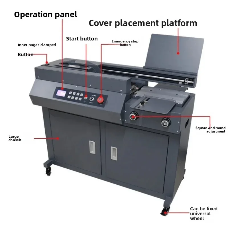 A4 wireless binding machine, graphic and text fast printing book binding machine