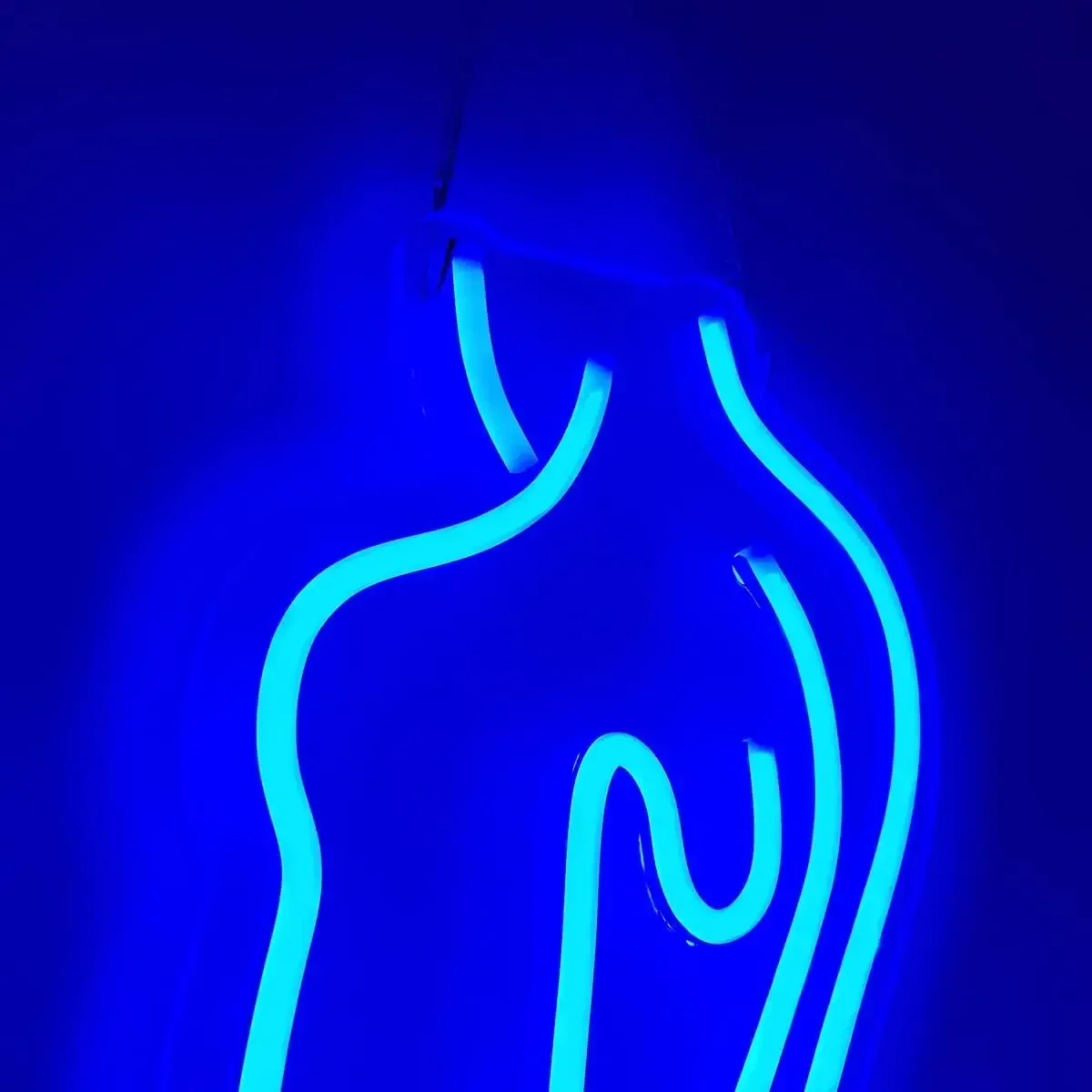 Men's Body Neon Sign USB Powered Dimmable LED Neon Light Wall Decor for Shop Bar Nightclub Man Cave Party Grand Opening Gift