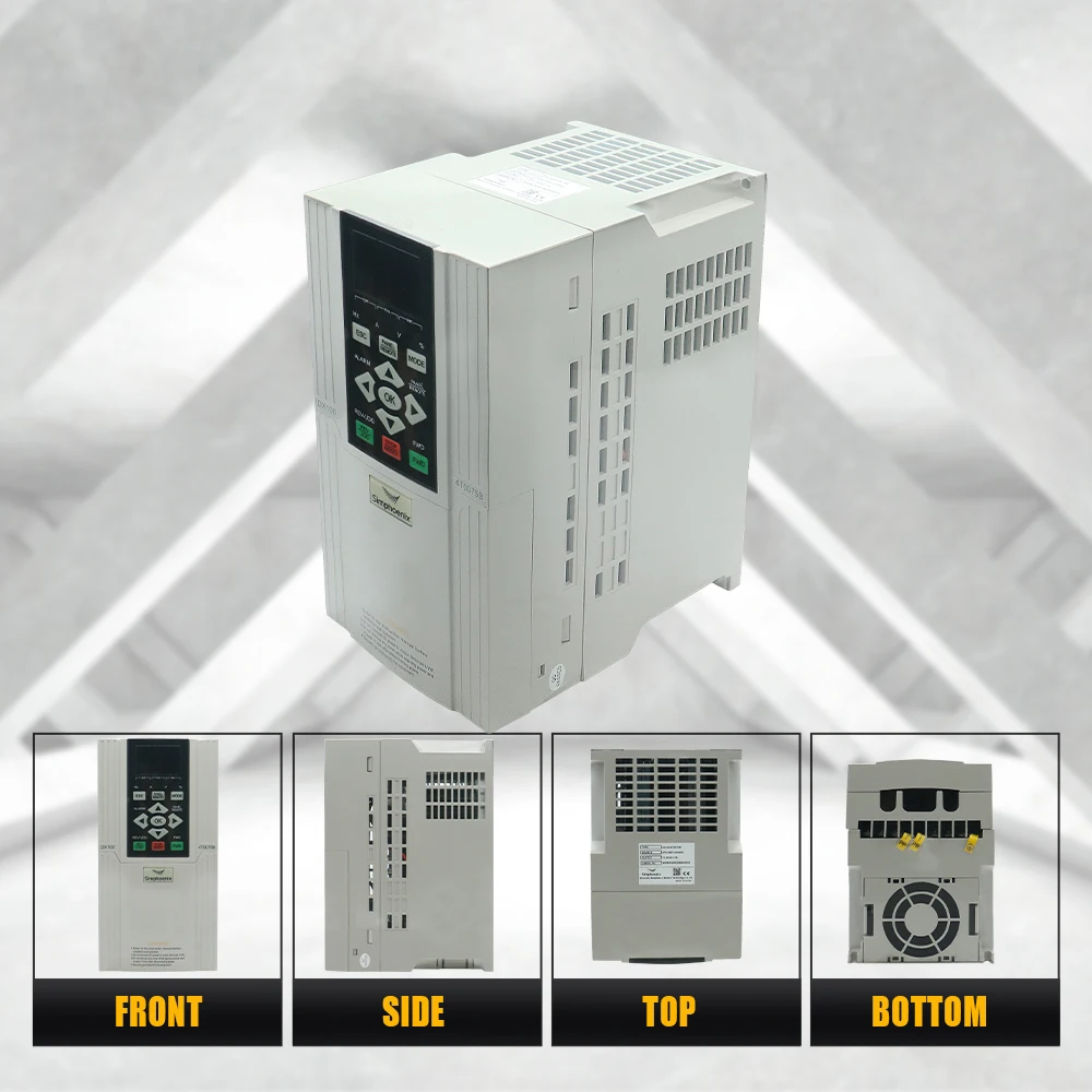 HLTNC DX100  380V 7.5KW 17A IP20 white VFD frequency converter inverter for spindle for  cnc