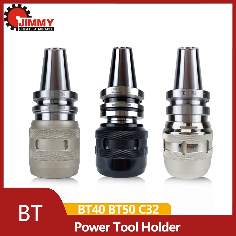 ジミー BT40 BT50 C32 105L 強力なタイプツールホルダー CNC 工作機械用パワーチャックホルダークランプツール