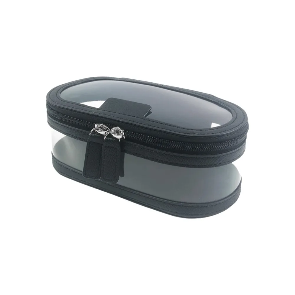Toiletry Storage Case Transparent Cosmetic Bag Clear Window Portable Cosmetic Organizer Double Zipper Beauty Tools