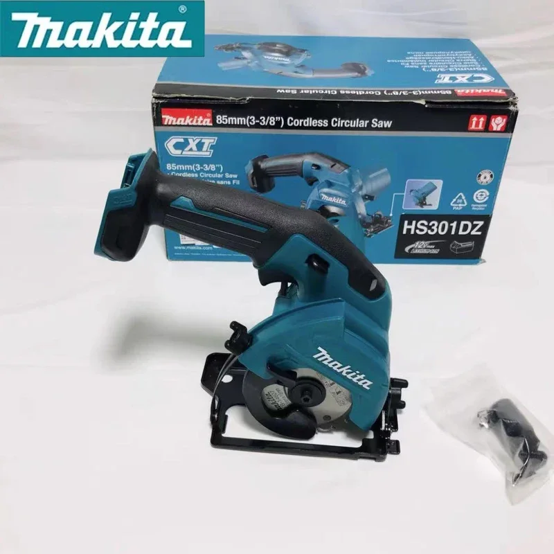 MAKITA HS301DZ Cordless Circular Saw 10.8 Max Li-Ion CXT 85mm Woodworking Cutting Saw Mini Cutting Machine Power Tools HS301