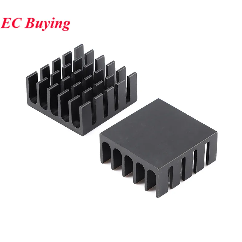 5 sztuk/1 sztuk 22*22*10mm radiator płetwa chłodząca chłodnica aluminiowa chłodnica radiator dla tranzystora PBC IC Chip moduł LED 22x22x10mm