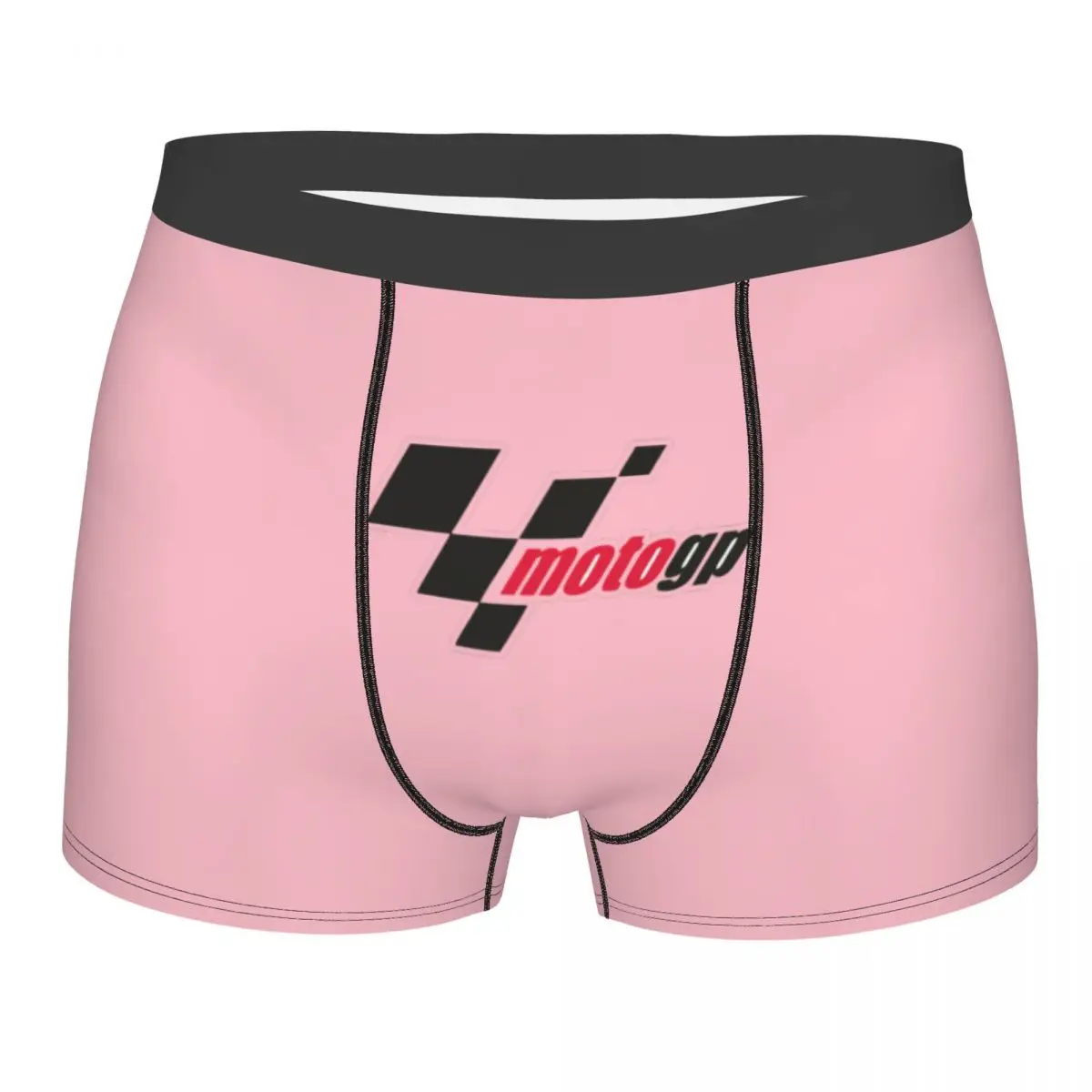 Custom Male Fashion Motorcycle Motor Racing Underwear Boxer Briefs Breathable Shorts Panties Underpants