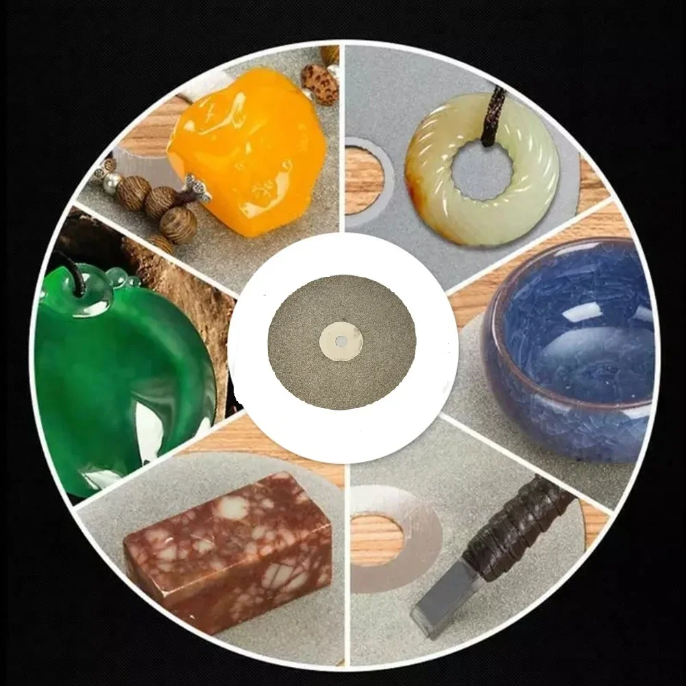3pcs Emery Lap Wheels 6 Inch Diameter 80/240/400 Grit Coated Abrasive Discs for Wet Use Grinding Gemstones Jewelry Glass