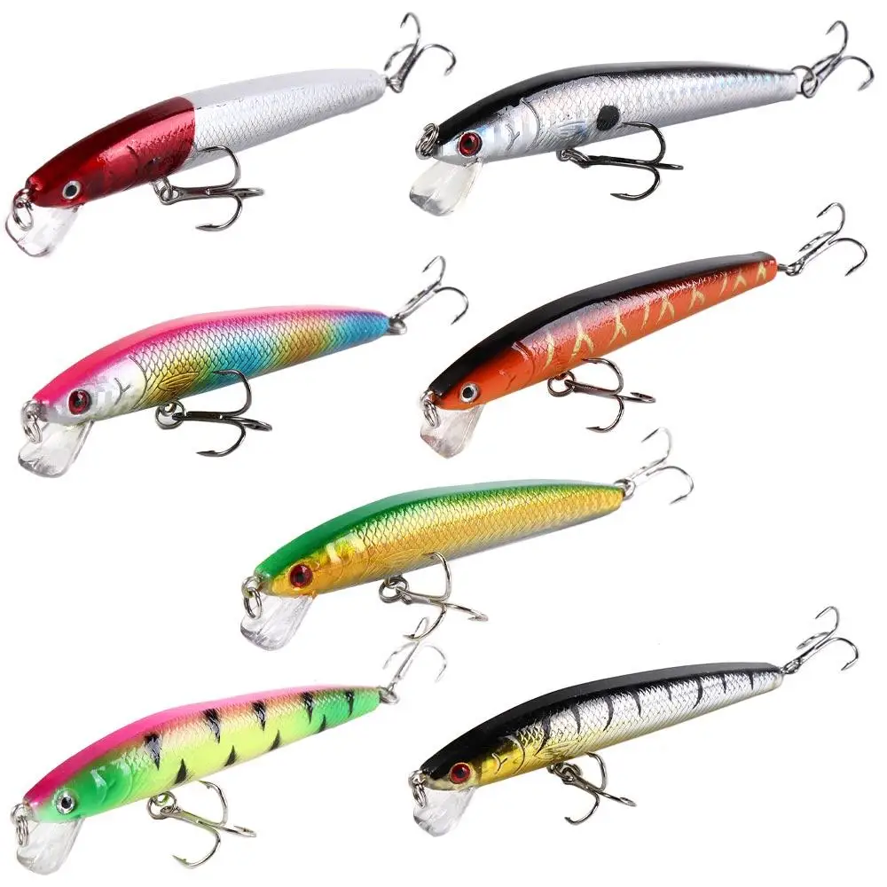 10 Colors Fishing Gear Product Minnow Fishing Lure Mino Floating Hard Fishing Bait Artificial Bait Luya Flying Bait Flying Bait