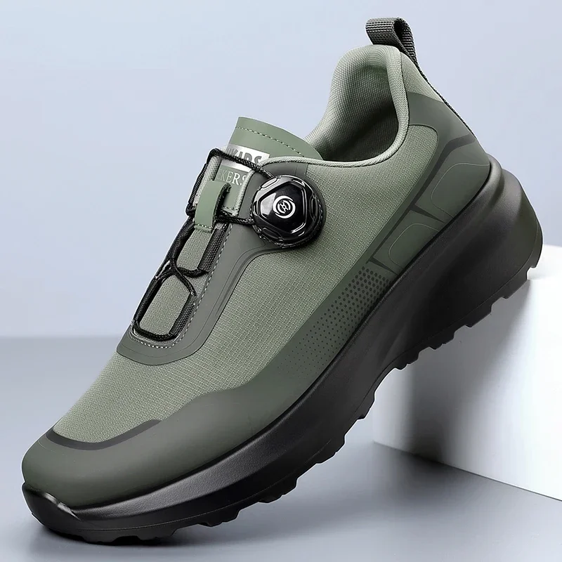 Rotating Buckle Outdoor Casual Sneaker Four Seasons Hiking Mountaineering Shoes Men's Fashion Trendy Shoes Winter Warm Footwear
