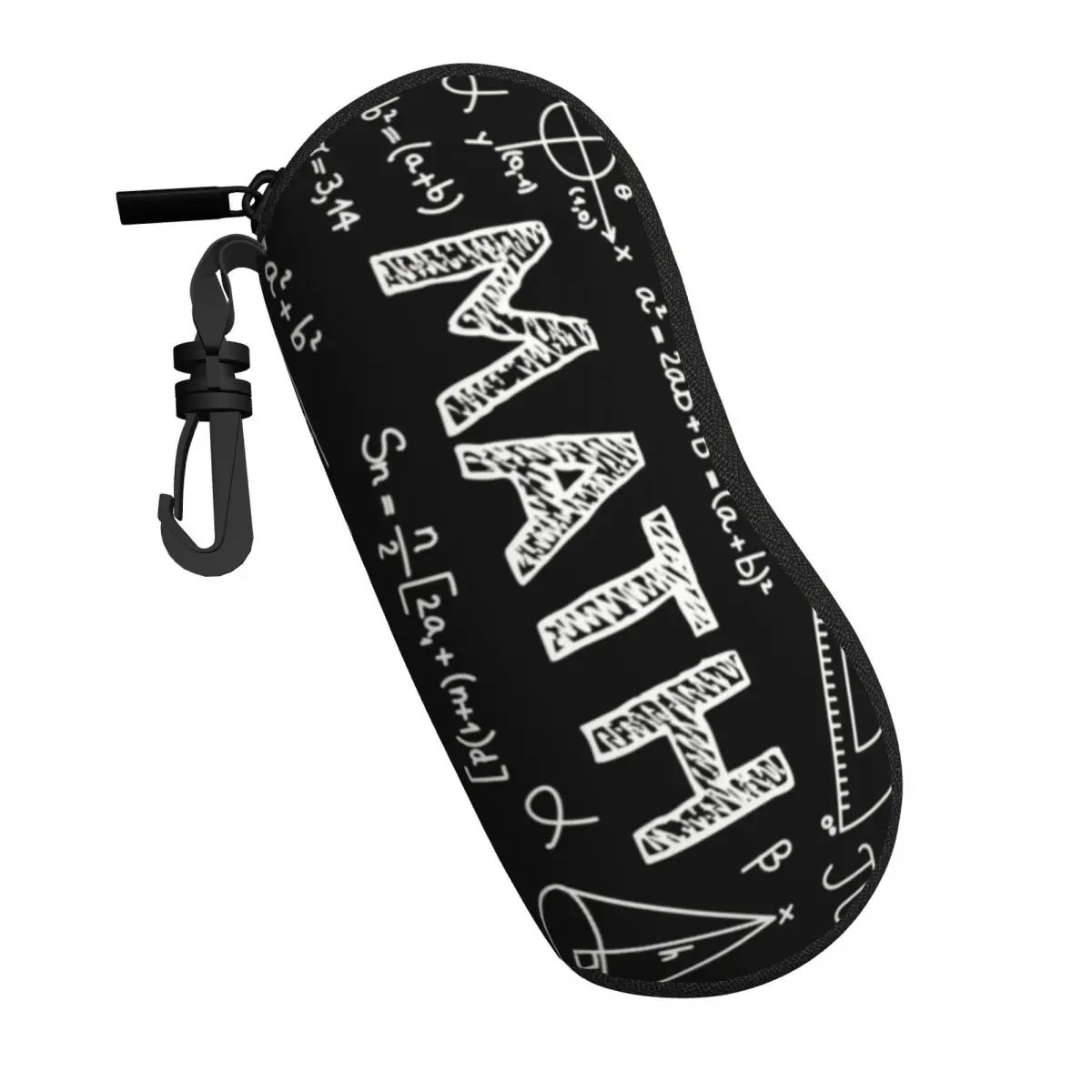 Physicist Math Teacher Sunglasses Soft Case Neoprene Zipper Nerd Mathematician Shell Eyeglass Case Protective Box For Glasses