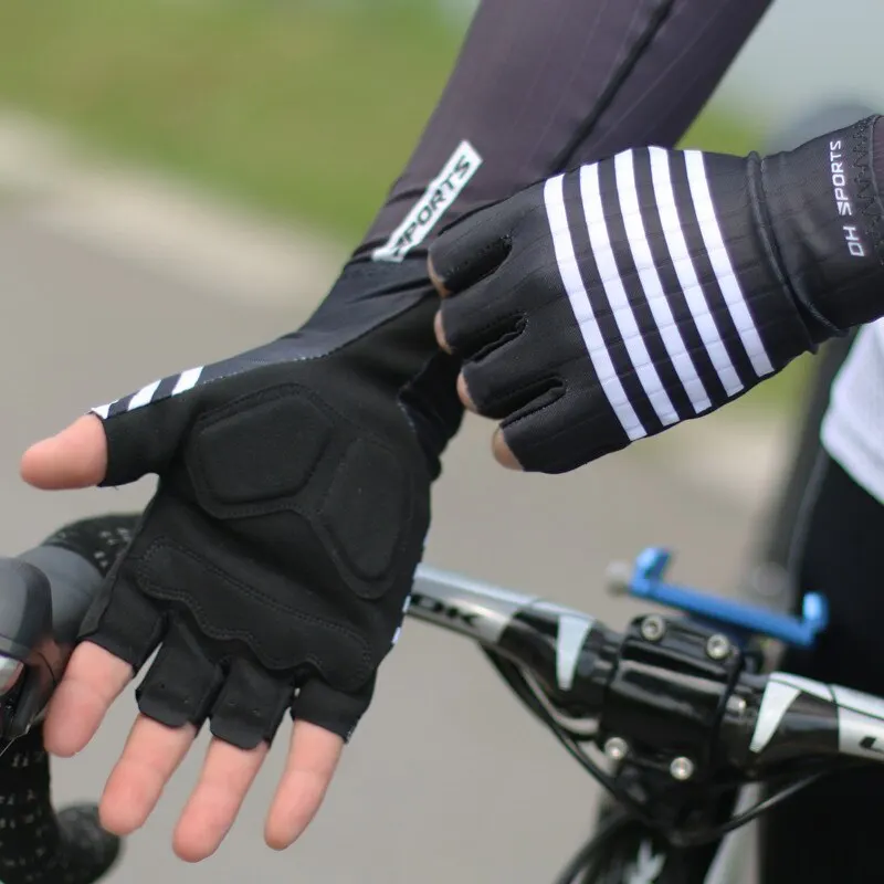 Anti-slip Wear Resistant Wreathable Sun Proof and Shock-absorbing Summer Cycling Gloves for Men and Women