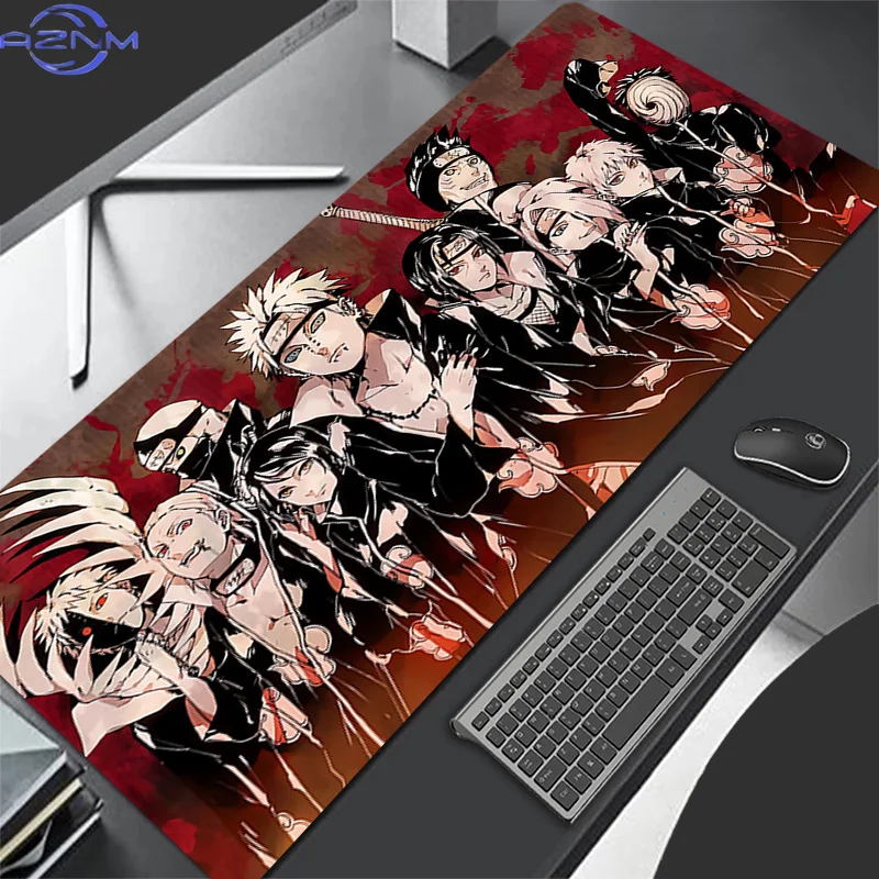 Design sense Mouse Pad Naruto Gamer Computer HD Print Desk mat Keyboard Anime Gaming xxl Accessories Lock Edge Popular Mousepad