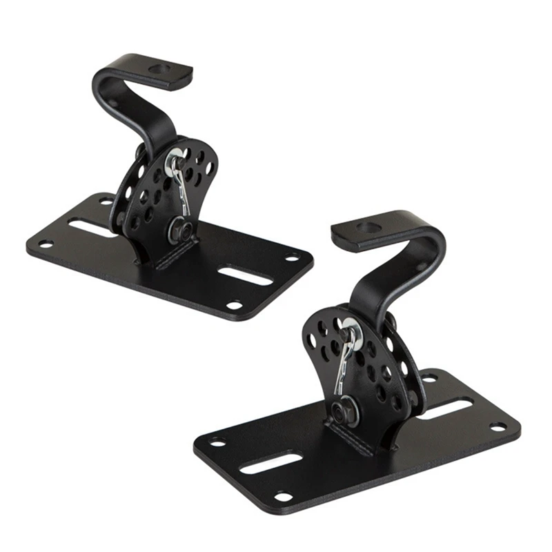 

2Pcs Speaker Wall Mount Bracket Screw Pendant Bracket Bracket Speaker Ceiling Rack Surround KTV Hanger Rings Easy Install