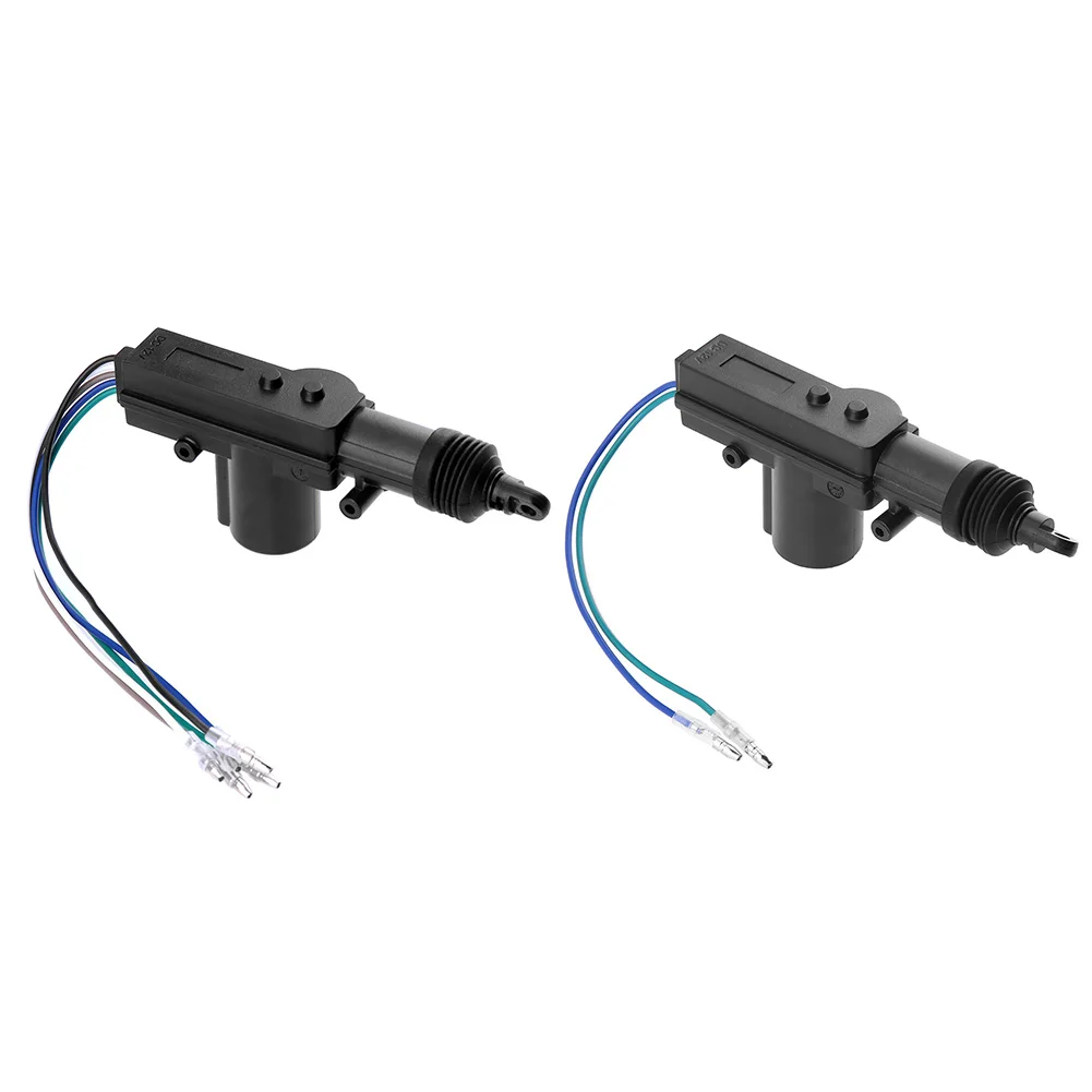 Universal Central Door Lock Motor Single Gun Type Solenoid Actuator Door Motor Replacement Pats 2/5-Wire Automotive Accessories