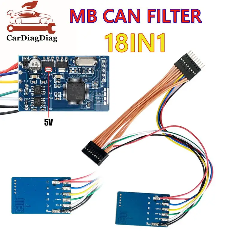 

Профессиональный CAN-фильтр MB 18 в 1 для BMW для Benz для W222 W205 W447 204 W212 E (W207) W246 для различных моделей автомобилей