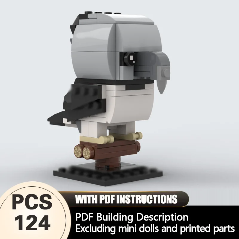 

Creators Animal Series Model MOC Building Bricks America Eagle Modular Technology Gifts Holiday Assemble Children Toys Suit