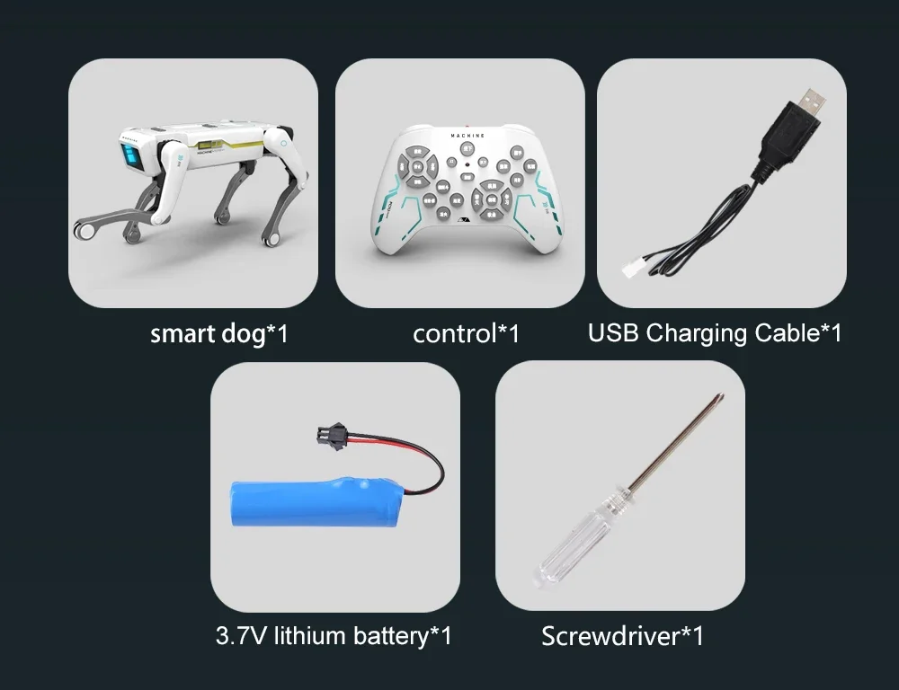 Chien robot Teeggi en démonstration
