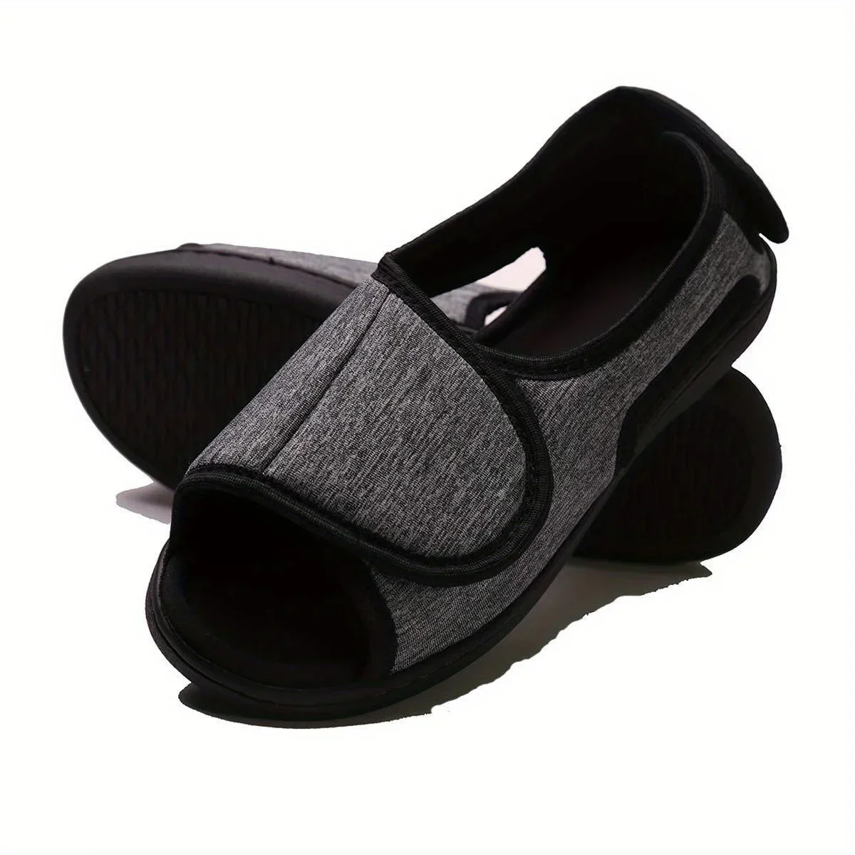 Open-Toe Extra-Wide Home Shoes