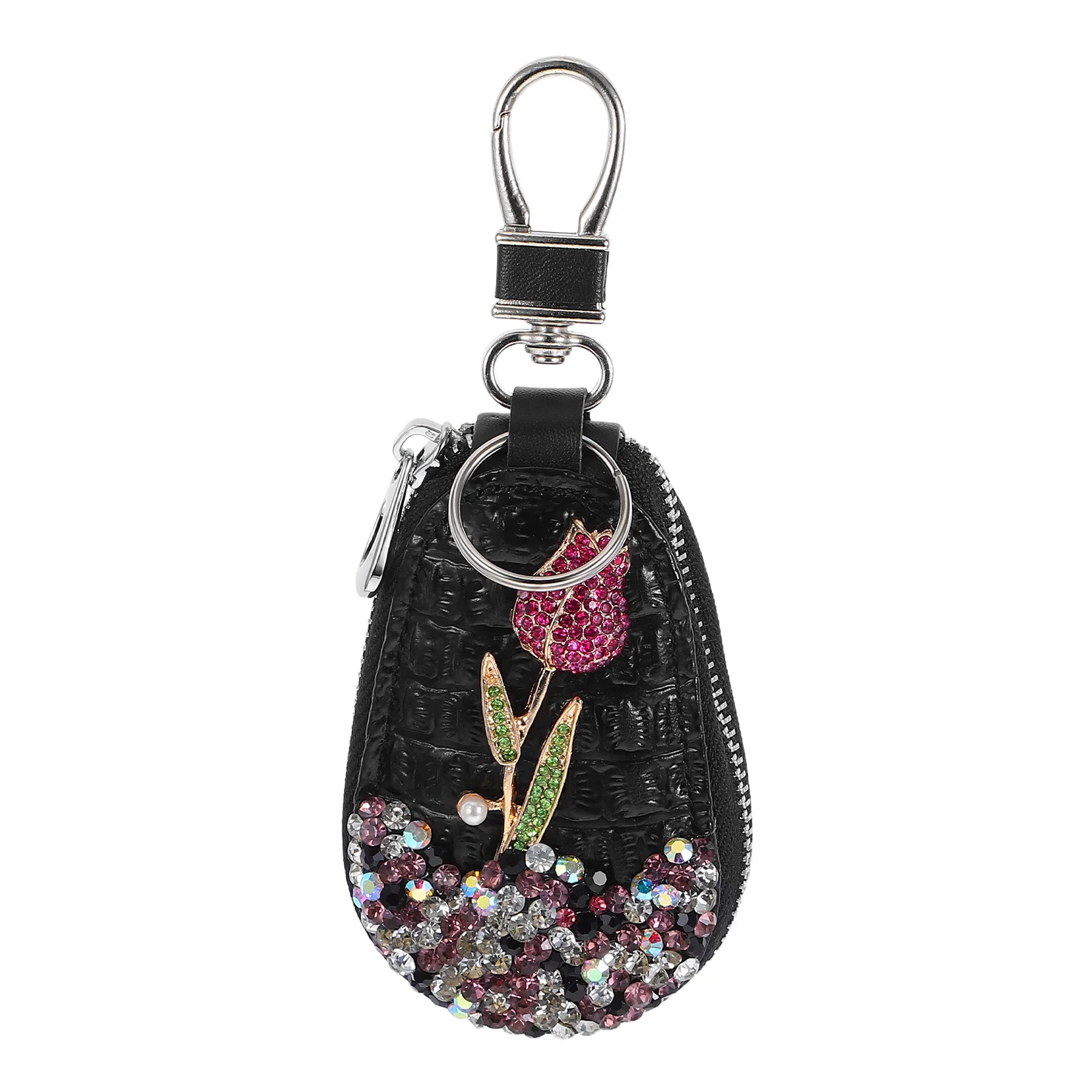 

Dazzling Fob Cover Rhinestones Car Key Protector Pouch Stylish Multifunctional Protection for Car Keys