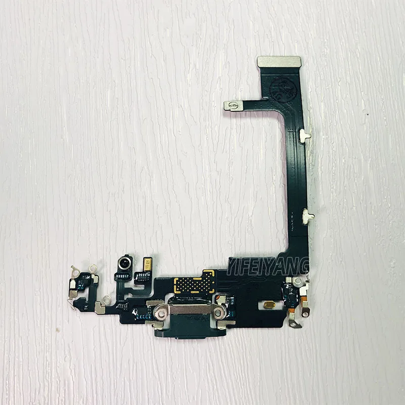 Oryginał dla iPhone 11pro bez dolnej ładowarki z wtyczką do ładowania złącza USB z Micro Mic Flex Cable zamiennik 11P