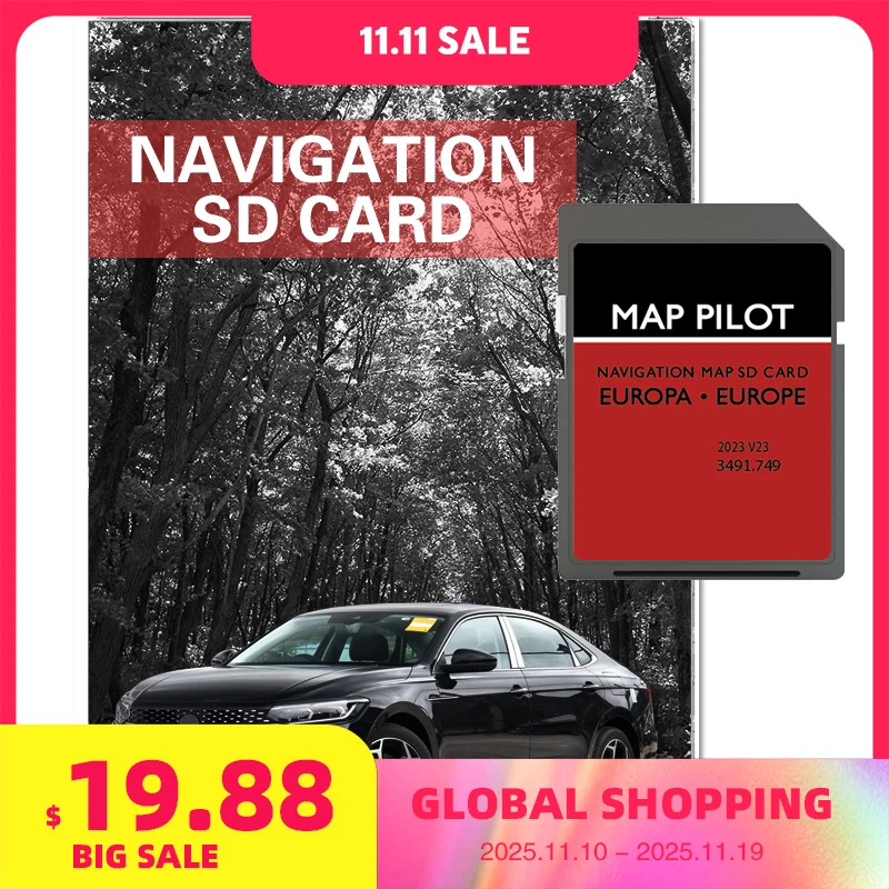 

Sat Navi Upgrade EU Map 2023 for Mercedes A/B/C/E/CLA/CLS/GLA/GLK class Vehicle 8GB SD Card Becker NTG4.5 Software System