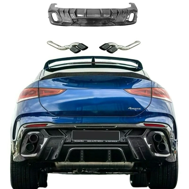 Aero-Enhanced FORBenz GLE Coupe LD Style Carbon Fiber Rear Diffuser Spoiler Body Kit