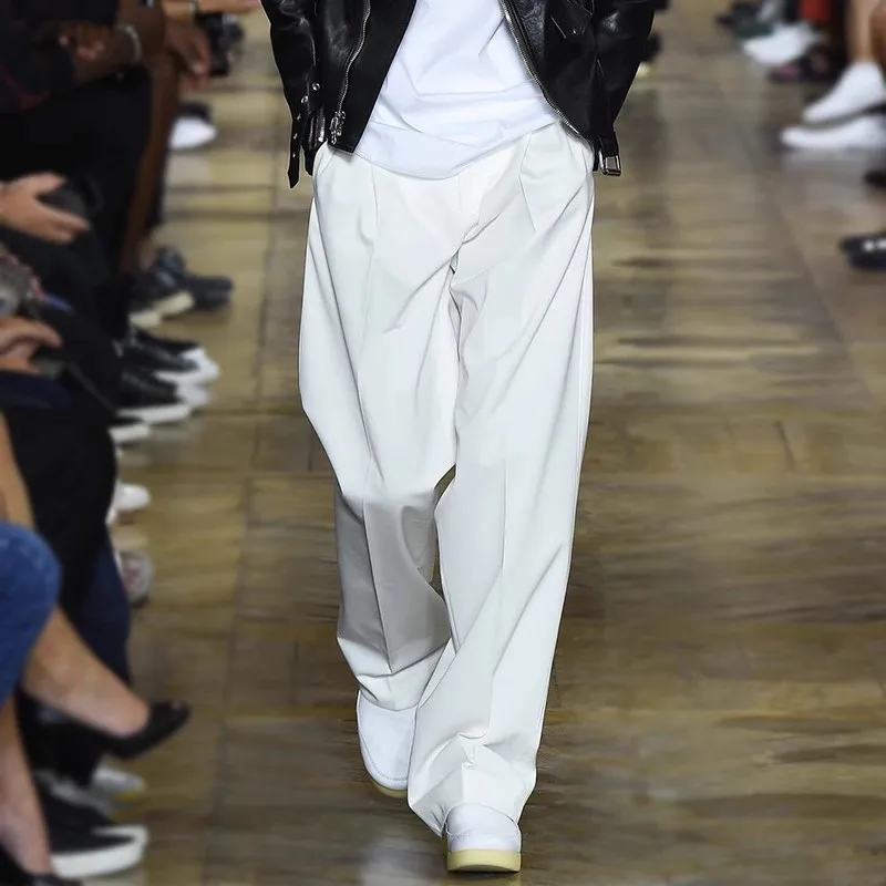 

Повседневные брюки Cleanfit свободного прямого кроя, большие размеры, 300 Pou, летние универсальные длинные брюки, дышащие, удобные