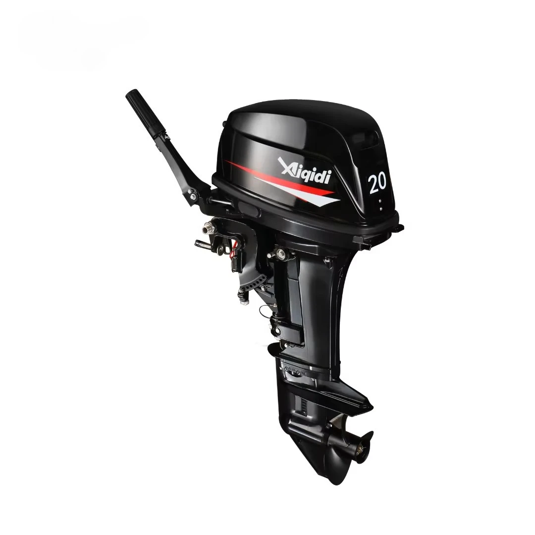 

CE Approved AIQIDI 2 Stroke 20HP T20 Manual Tilt Marine Engine Motor Outboard