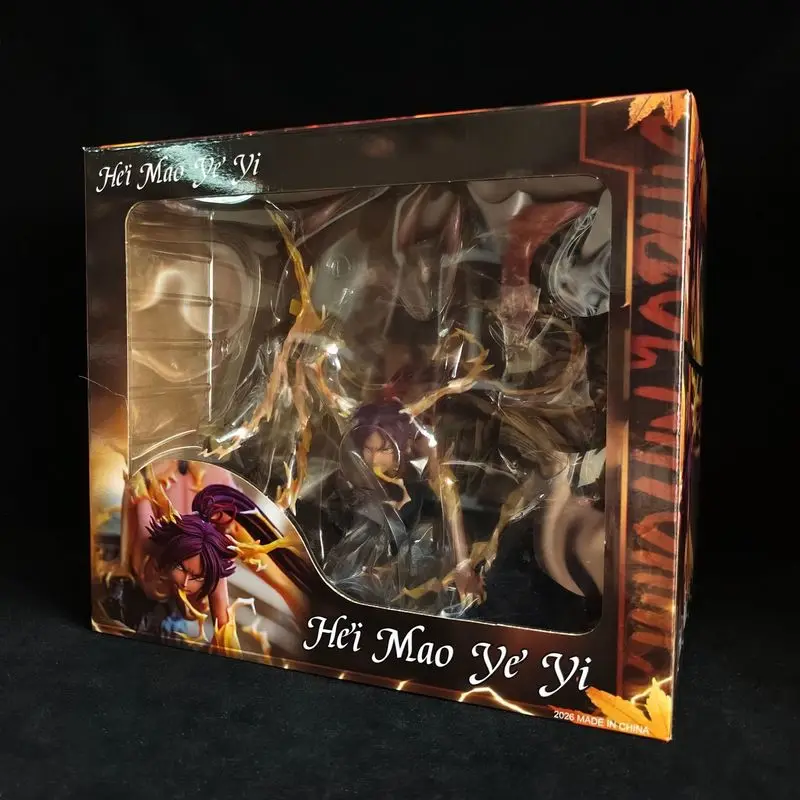23cm Gk Bleach Shihouin Yoruichi Model Manga Anime Figurine Shihouin Yoruichi Action Figure Toys Statue Doll Ornament Peripheral view 4