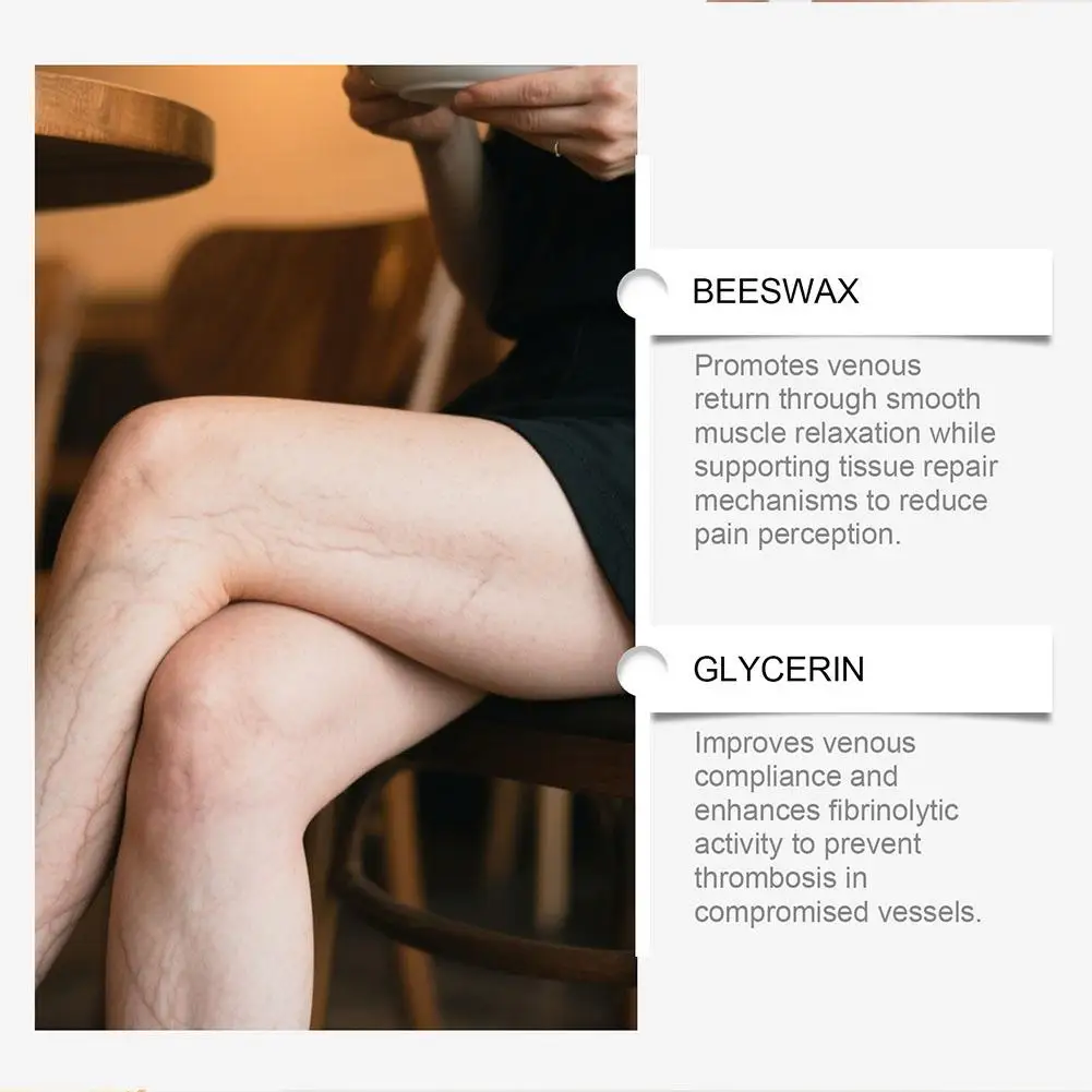 Vein Target Microneedle Patch Eliminates Varicose Veins Improves Blood Circulation for Earthworm Legs Treatment Enhance Veins - view 4