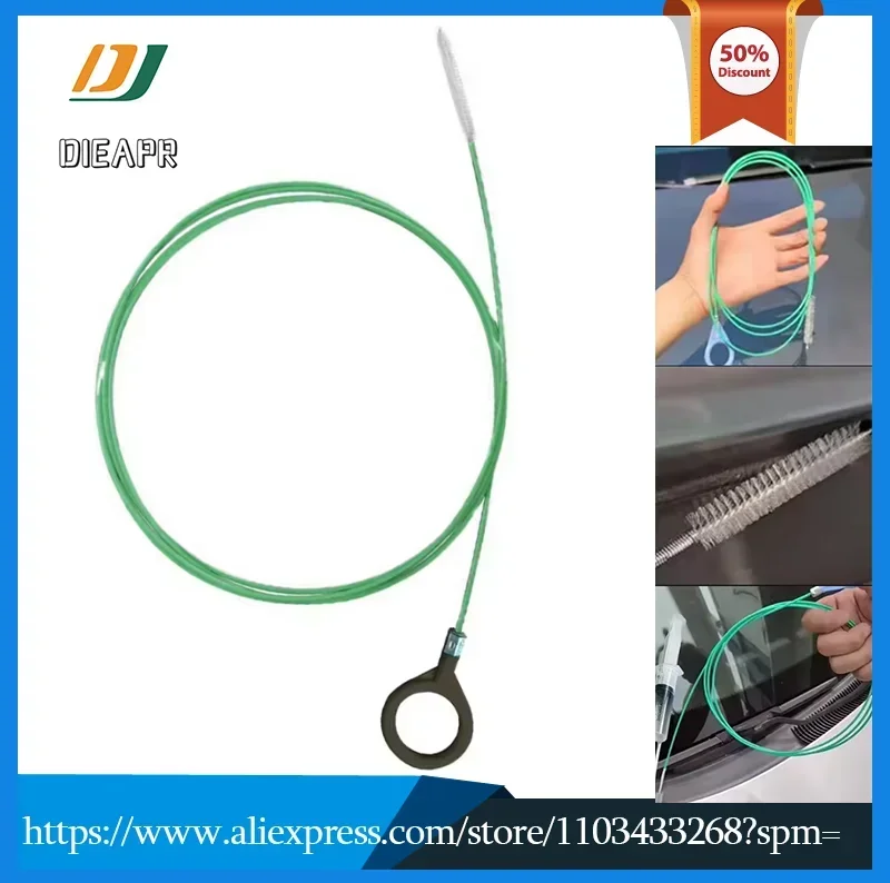 

3 обновленных автомобильных инструментов для очистки слива люка на крыше, щетка для очистки труб, тонкий разблокирующий люк на крыше, дренажные отверстия для стеклоочистителя лобового стекла