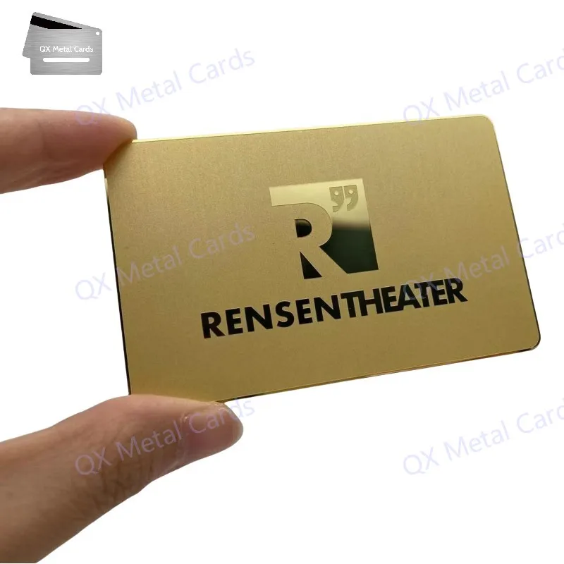 Custom High-End Screen Printed Metal Business Cards Enhance Corporate Image and Build Customer Trust