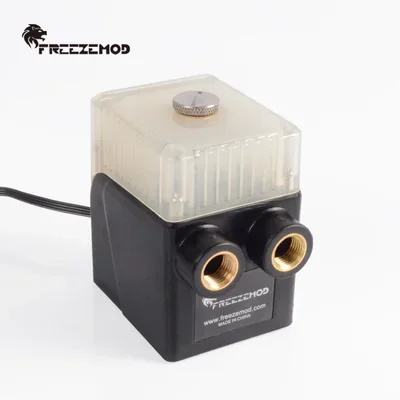 FREEZEMOD water cooler 12V integrated water tank pump ceramic bearing 450L flow 2020 model. PUB-12WX