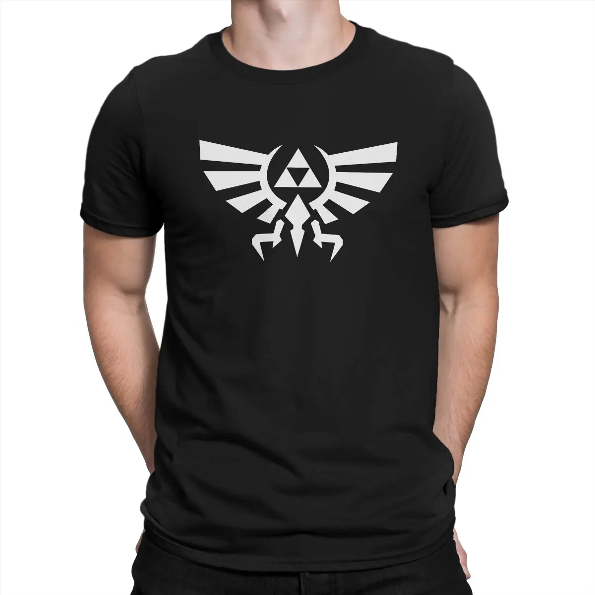 Camisetas con icono de princesa z-zelda para hombre, ropa 100% de algodón, Vintage, manga corta, cuello redondo, Idea de regalo
