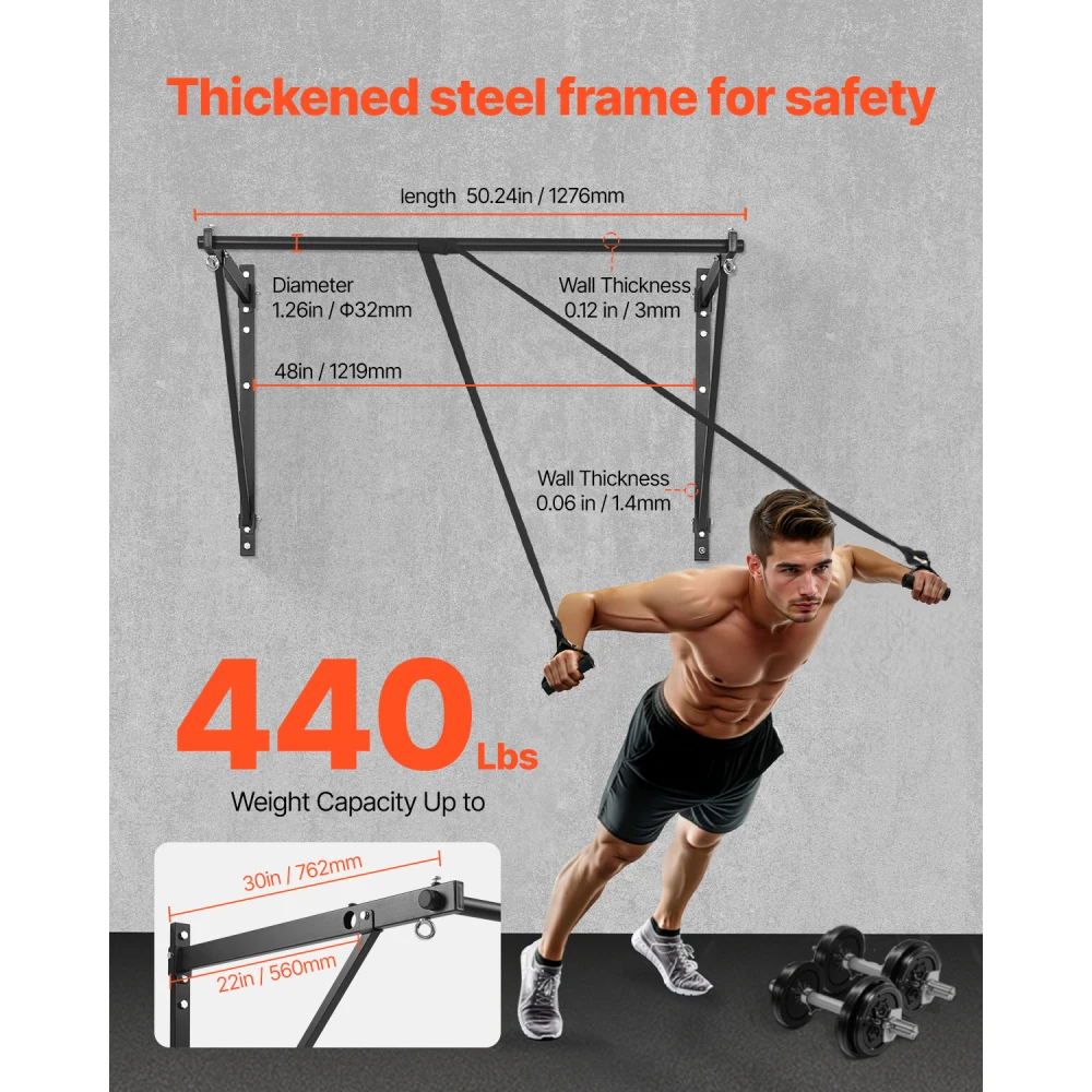 Home Bar And Gym - Ye Wall Mounted Heavy Duty Pull