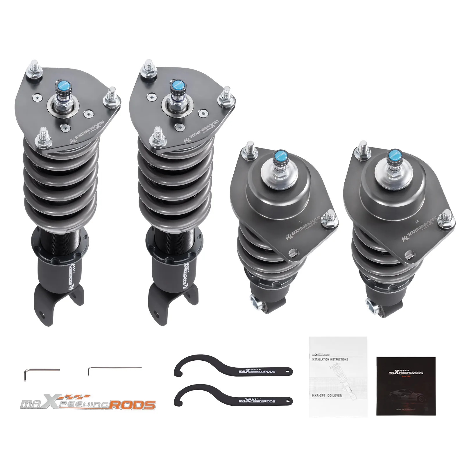 MaXpeedingrods 24 Level Damper Coilovers Struts Shocks Suspension Kit for Mazda RX-8 SE3P 2004-2011