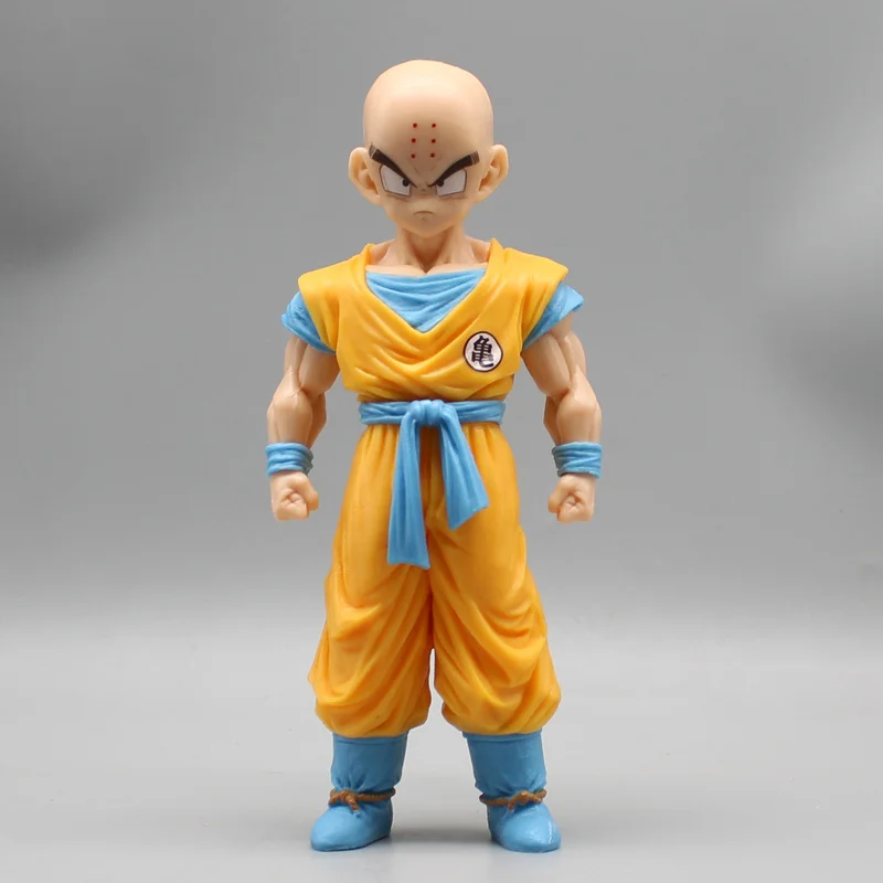 Dragon Ball Gk Infinite Z Warrior Series Krillin Son Gohan Battle Stand Model Desktop Decoration Collectibles Childrens Toy Gift image 3