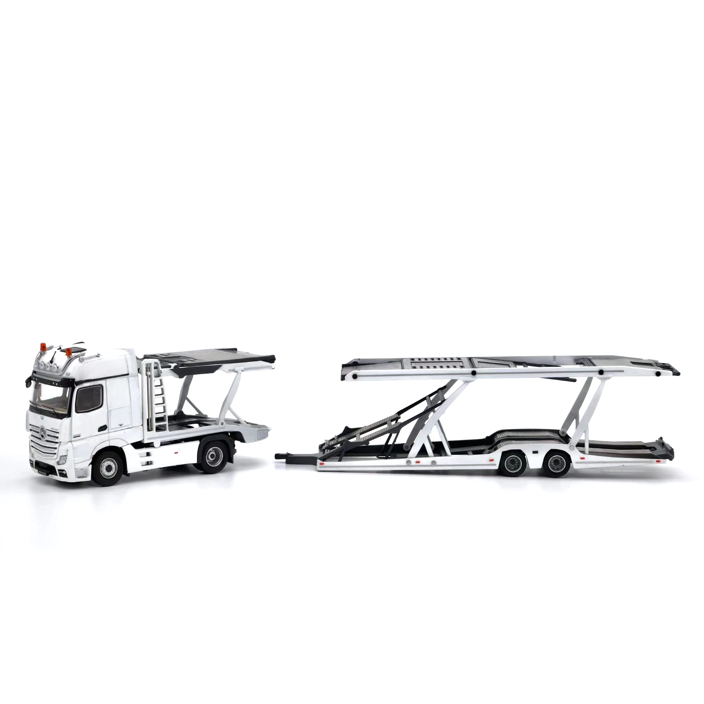 Instock Unique Model 1:64 Actros Double Decker Coupe Trailer รุ่นอัลลอยด์