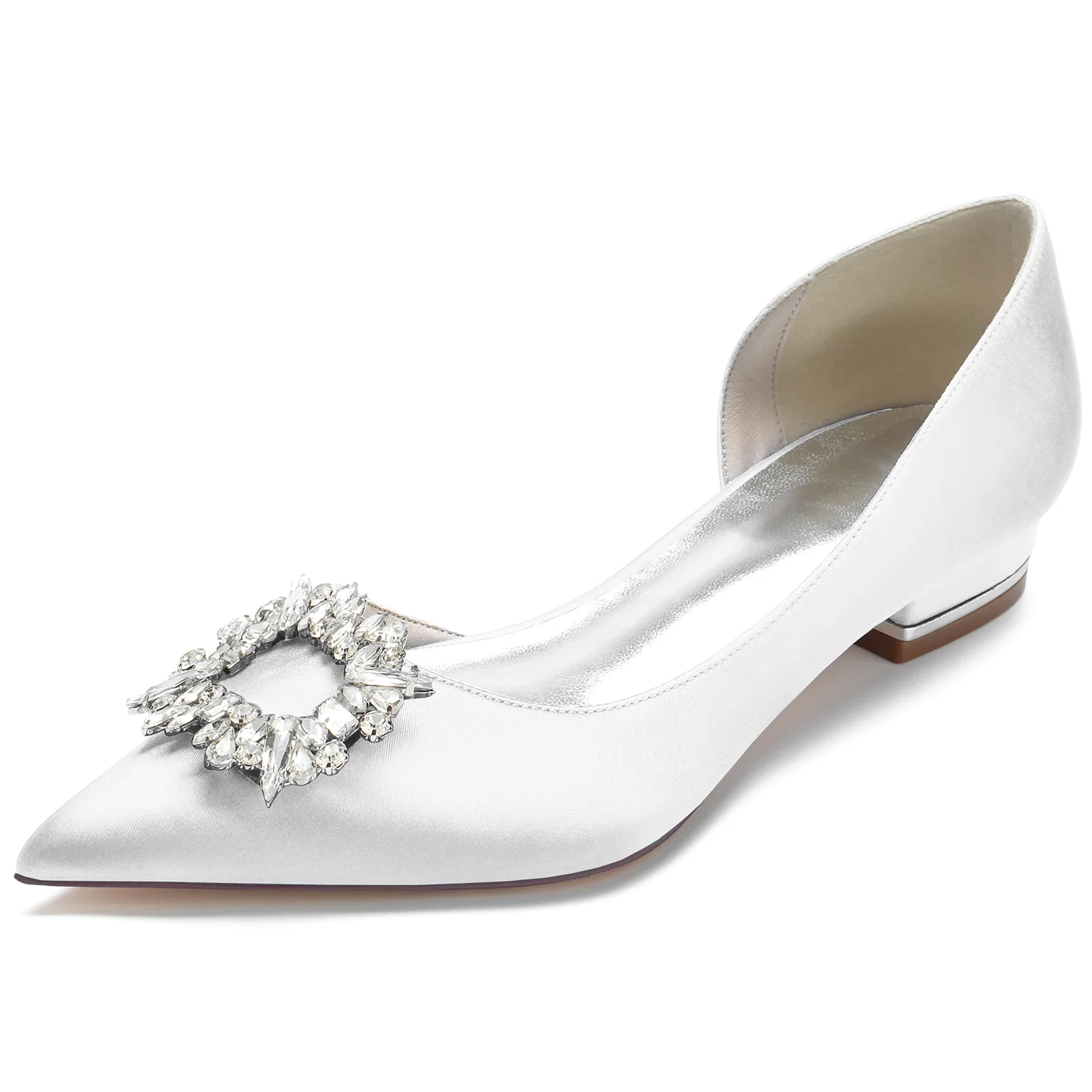 

Flat heeled pointed toe, minimalist temperament, elegant and versatile daily shoes, wedding shoes