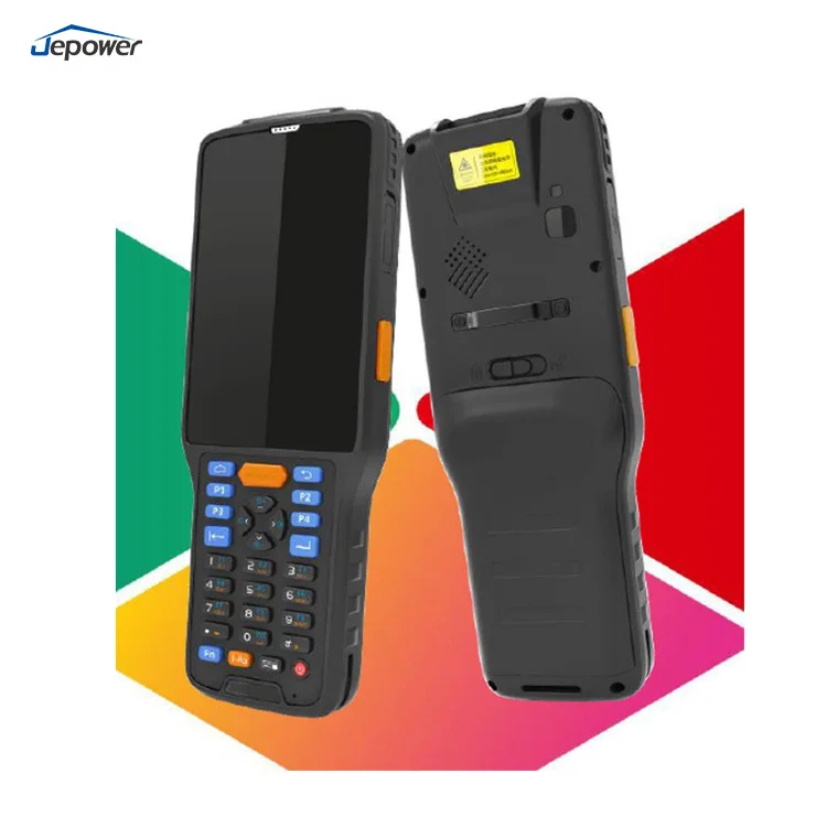 Android 13 PDA Robuster Mobiler Computer Ladestation 4-Zoll-Bildschirm 64GB ROM 2D-Barcode-Scanner NFC Industrielle Anwendung 4G