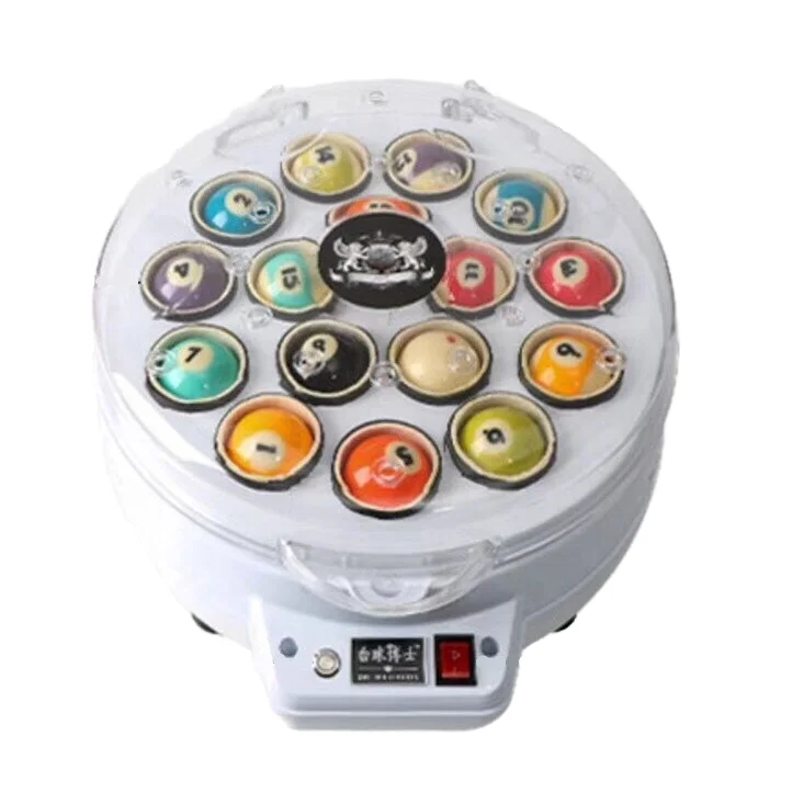 

High-end Ball Room Must-have Single Product Automatic Billiard Cleaning Machine 16 Ball Indoor Snooker Table Accessories