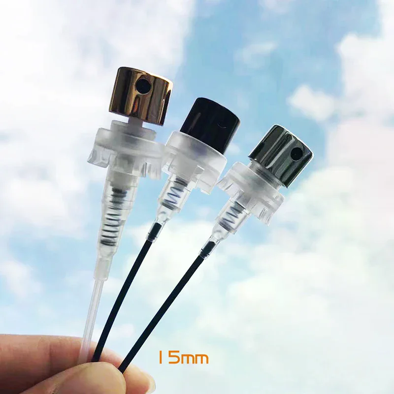 Tappo di bottiglia da 15mm 20mm Spruzzatore a nebbia fine Spruzzatore di bottiglia utilizzato per ugello corrispondente per bottiglia di profumo in alluminio tipo baionetta da 15mm