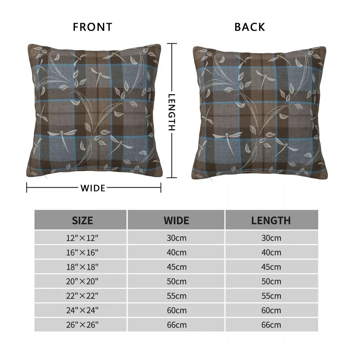 Sassenach Outlander Tartan Square Pillowcase Polyester Linen Velvet Printed Zip Decor Throw Pillow Case Sofa Cushion Cover 45x45