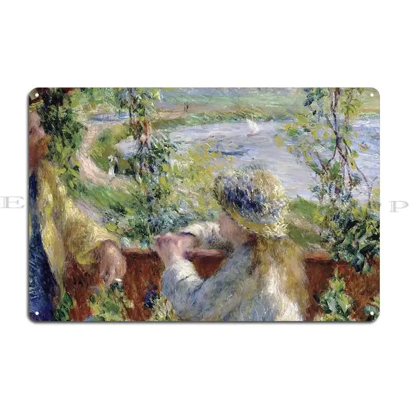 Pierre Auguste Renoir Metal Plaque Poster Cinema Retro Bar Designs Designing Tin Sign Poster