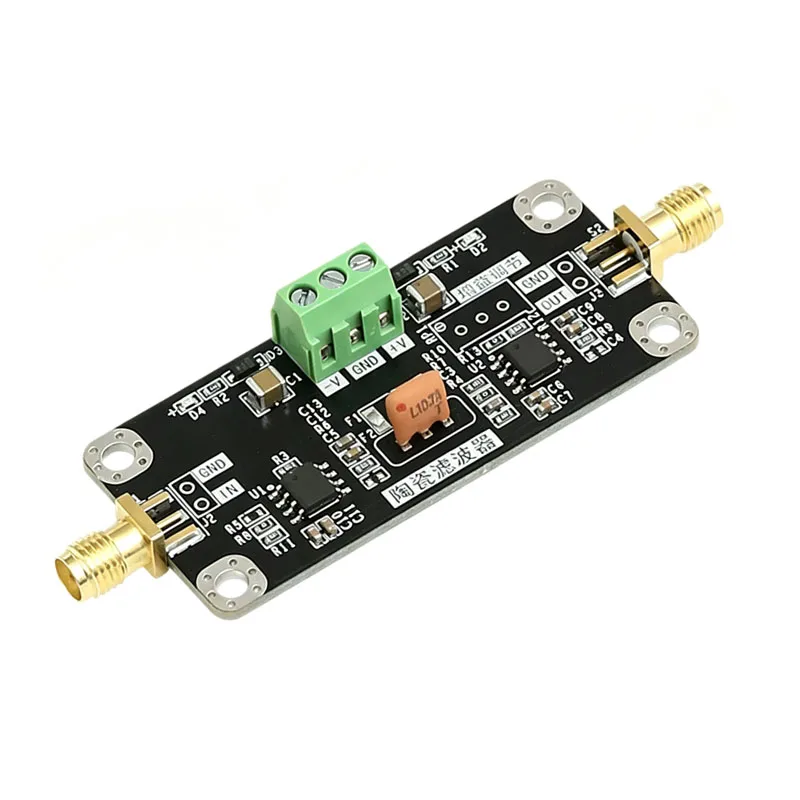 10.7MHz Ceramic Bandpass if Filter Module with Insertion Loss Compensation Narrow-band, 50Ω, for FM/IF Receivers