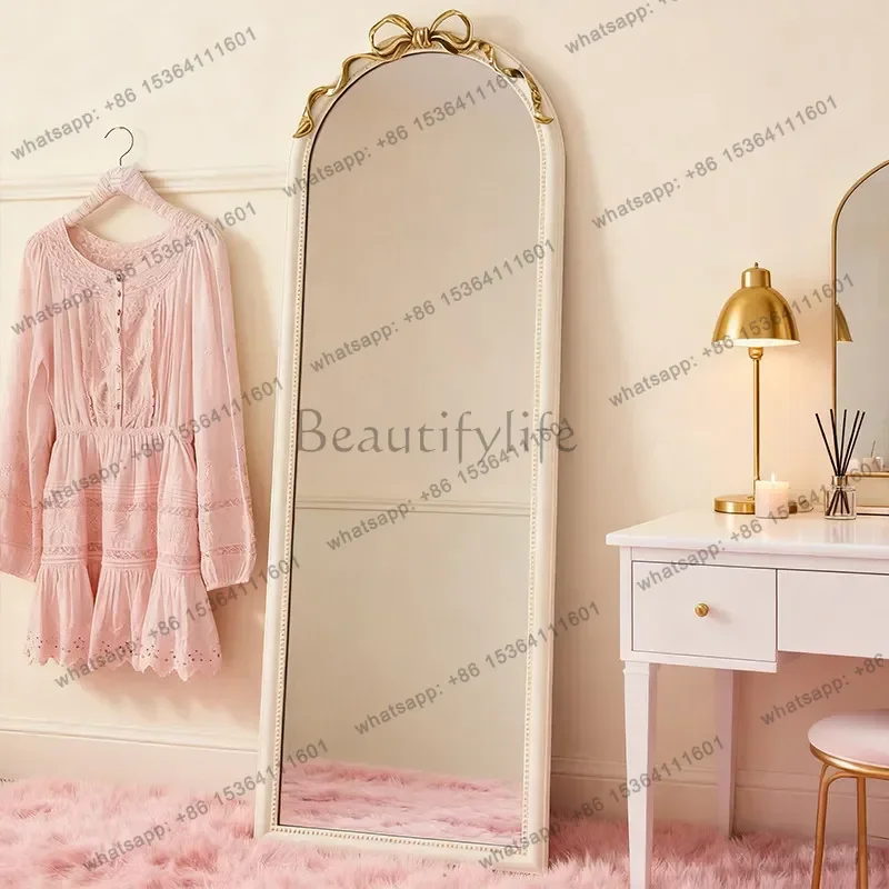 ld Standing Girls Mirror Accessories Nordic Long Bedroom Aesthetic Mirror Korean Style  Espelhos Living Room Decorations