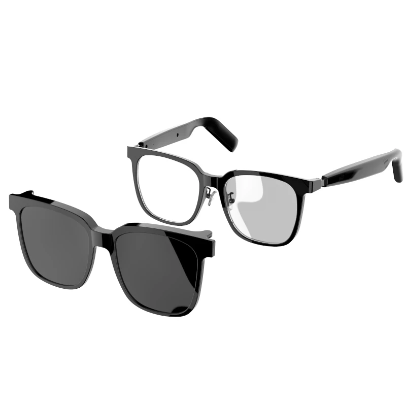Okulary przeciwsłoneczne z magnetycznym klipsem Sg18 Pro, inteligentne okulary, ochrona UV, lekka oprawka, modne okulary dla kobiet i mężczyzn.