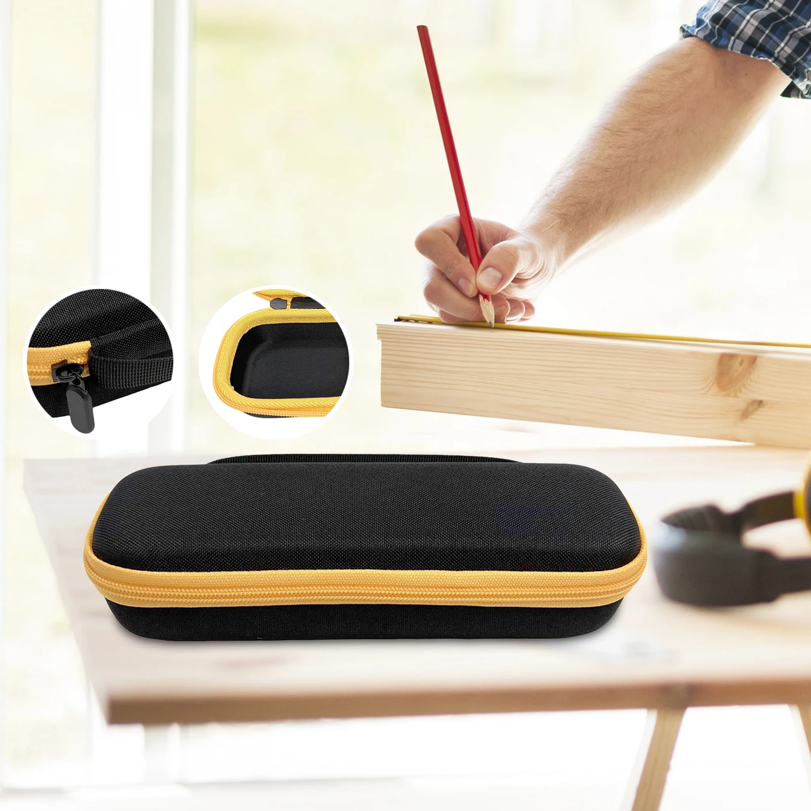 

Hard Storage Case Fit for DEWALT Cordless Screwdriver (DWHT66719) Storage Organizer Box with Internal Pockets W/ Carry Handle