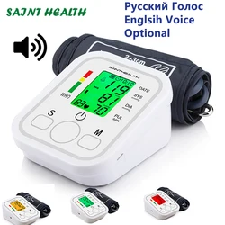 Saint Health Backlight Digital Arm Blood Pressure Monitor BP Sphygmomanometer Heart Blood Tonometer for Measuring Tonometer