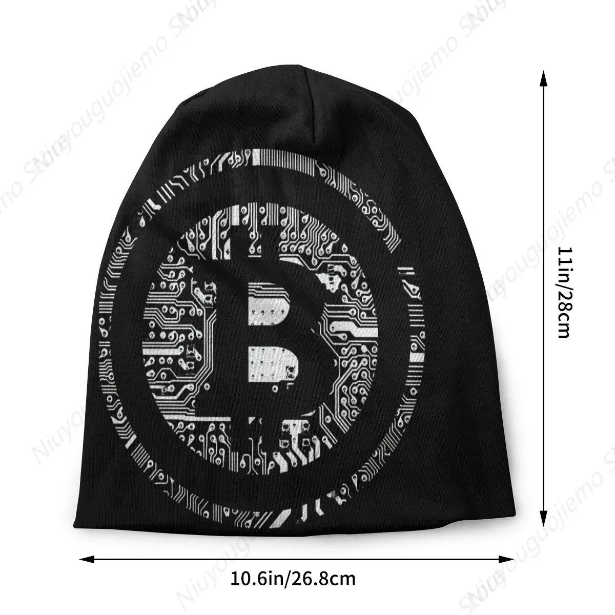 Promote Financial Freedom Bitcoin Thin Skullies Beanies Fashion Caps For Men Women Cryptocurrency Ski Caps Bonnet Hats