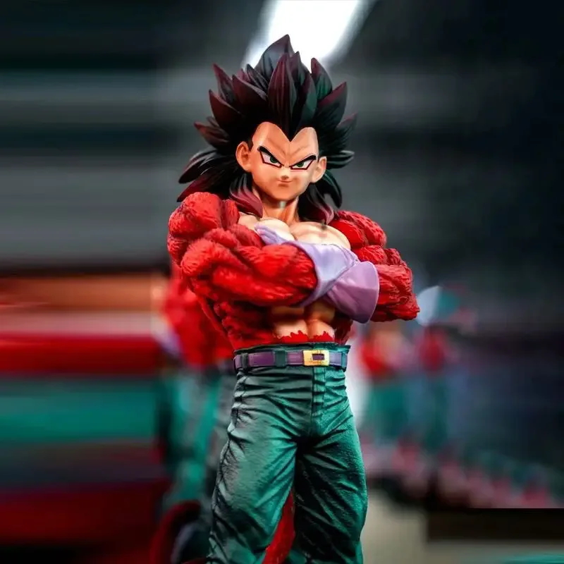 30CM edición pura de disfrute Dragon Ball Saiyan Super cuatro Beijita estatua de pie conjunto de muñecas hecho a mano