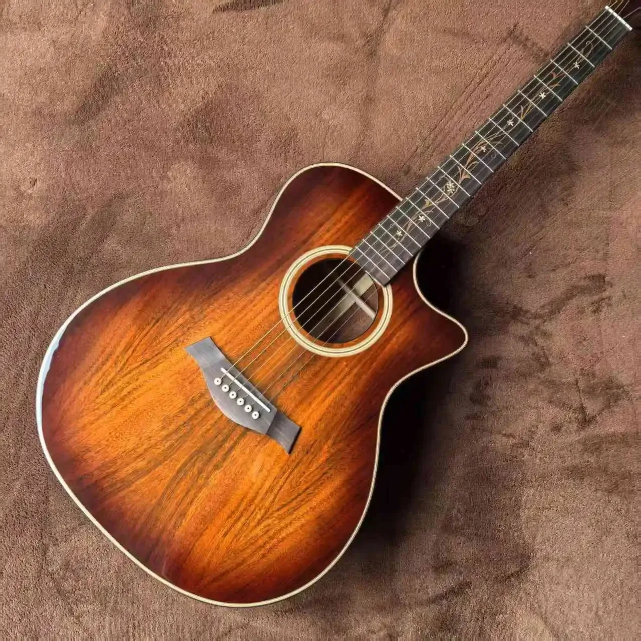 

Бесплатная доставка: Акустическая гитара серии K24, 41 дюйм, цельный верх, гриф из палисандра, 6 струн, 21 лад, мастерское исполнение